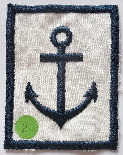 Insigne 1950 tissu ancre - insigne,
