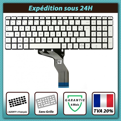 Clavier azerty blanc pour - clavier,