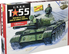 Modèle Réduit De Char De Bataille T-55 URSS 1/35 Lindberg