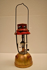 Antique Armée Britannique Vapalux Lantern Laiton Kérosène Lampe Bialaddin Era
