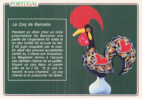 Portugal barcelos coq de - portugal,