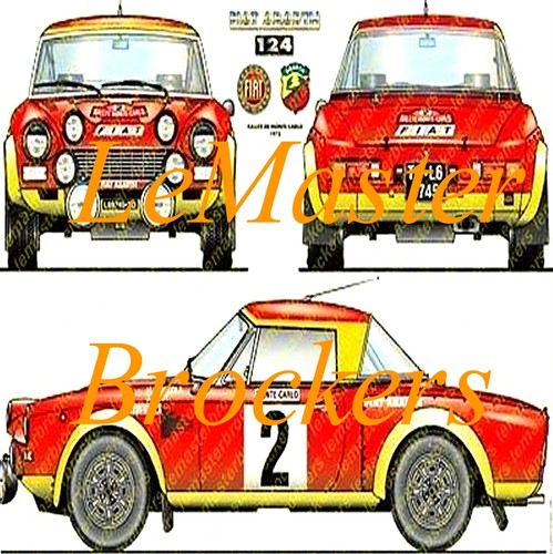 Fiat 124 abarth monte carlo - abarth, monte-carlo