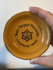 Veuve Clicquot Ponsardin Small Ceramic Ashtray Cendrier Coupelle  France Reims
