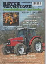 MASSEY FERGUSON MF série 4200  Revue technique diesel tracteur agricole