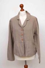 Veste COMPLETO Lino BY ARTHURIO beige 100% lin superposé taille L 3847