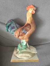 sculpture coq céramique