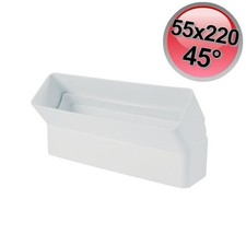 Coude vertical 45° pour