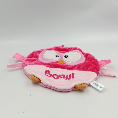 Doudou plat hibou chouette