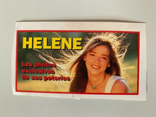 Sticker vintage helene les - helene,