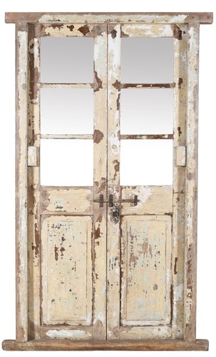 Porte bois massif fer - porte, et