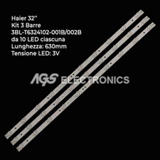 KIT 3 BARRES STRIP 10 TV LED