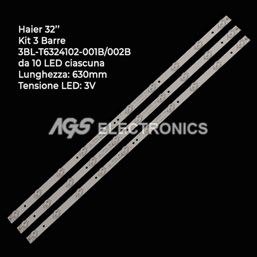 Kit barres strip tv led - 10,