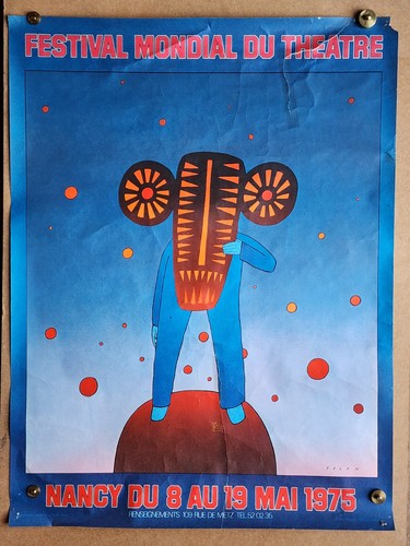Folon affiche nancy - nancy, 1975
