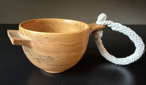 Hand turned wooden kuksa camp - hand-turned,