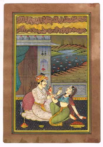 Peinture miniature moghole - peinture,