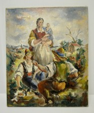 -TABLEAU  HST signée Jean