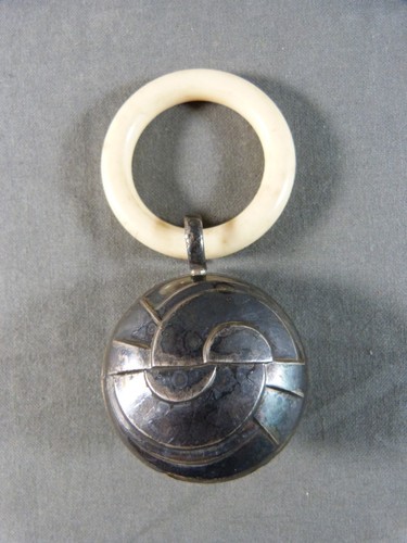 Hochet argent massif art - en,