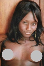 [ D118 ] PHOTOGRAPHIE UNE FEMME AFRICAINE POSE MODELE PIN UP AFRIQUE ART CHARME