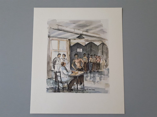 Reproduction aquarelle les - reproduction,
