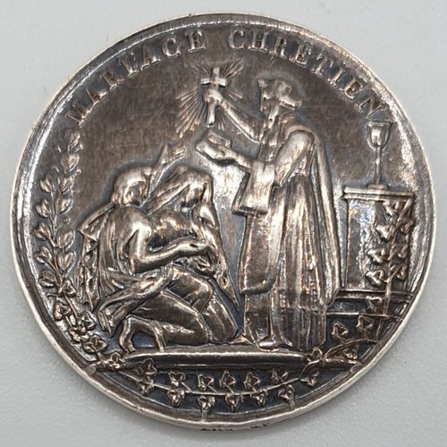 Médaille mariage - de, (argent)