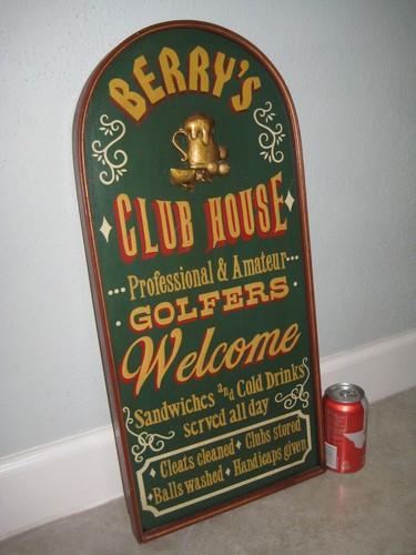 Painted wall clubhouse golf - 3d,