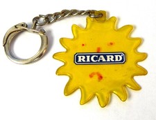 Porte-clés - RICARD - LOGO sur SOLEIL jaune -