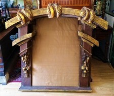 RETABLE BAROQUE TRANSFORMÉ EN
