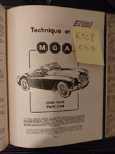 Revue Technique MG A 1500 1600 Twin Cam Rta MGA 1500 1600 TC 1.5 1.6