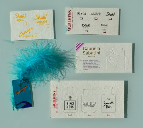 Lot cartes parfumées - 5,