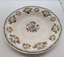 ASSIETTE CREUSE  FAÏENCE GIEN DÉCOR FLORAL MOUSTIERS OLERYS CERAMIC 1