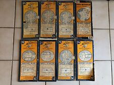 ❤️ Lot 9 anciennes cartes routières MICHELIN   MAROC TUNISIE ALGERIE nov29b