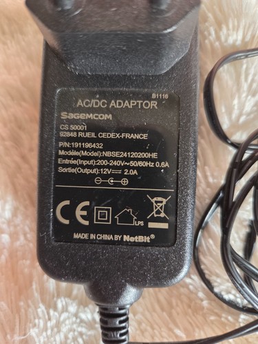 Chargeur sagemcom 50001 - sagemcom,