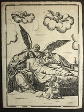 Gravure sur bois. Ecole italienne 17è.  FONDS SOLIANI