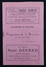 Programme VÉLODROME DE
