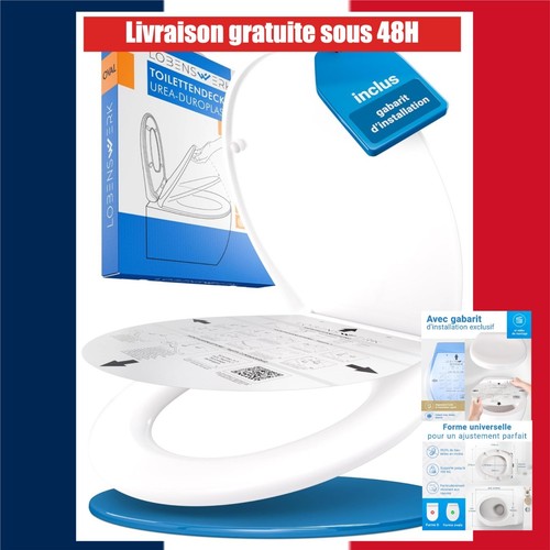 Abattant ovale soft close - wc,