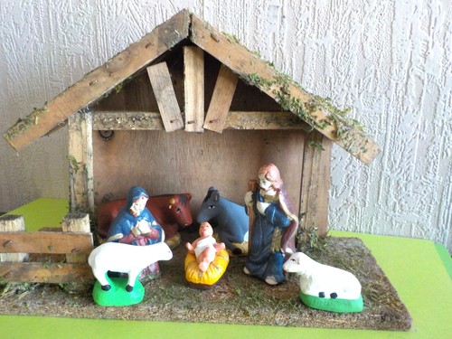 Santon creche terre - , cuite