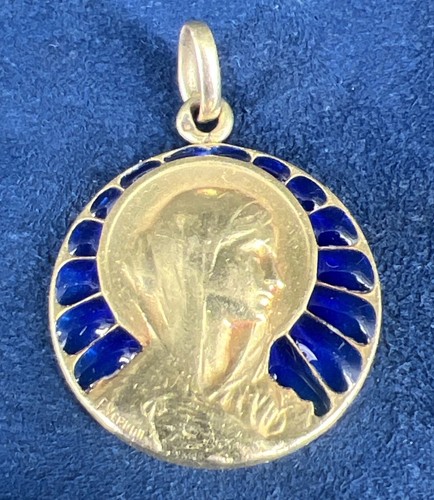 Médaille 18k vernon vierge - médaille,