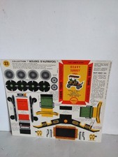 ANCIEN MAQUETTE CARTON PUB SHELL N°21-BOLIDE D'AUTREFOIS-HEAVY SURREY 1901-NEUF