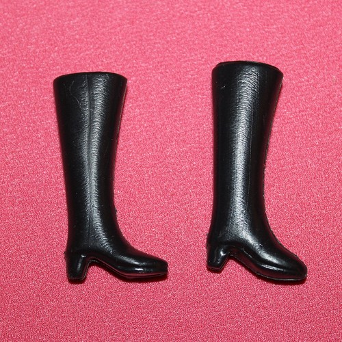 Paire bottes noires vintage - bottes,