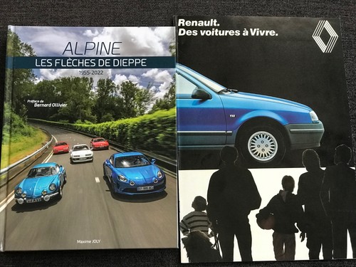 Lot alpine renault - renault, brochure