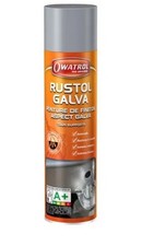 Peinture isolante antirouille de finition aspect Galva aérosol 300ML RUSTOL