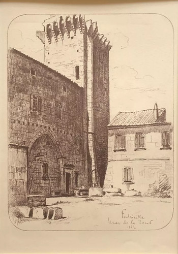 Lithographie drevet - j.,