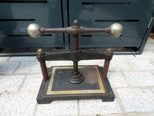 Ancien PRESSE à relier de NOTAIRE-FONTE-1900-2