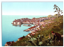 Croazia, Dalmazia, Ragusa da San Jacomo   photochromie, vintage photochrome 