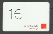 RECHARGE - LA MOBICARTE 1 € - PLUSIEURS DATES - LUXE - Télécarte ORANGE