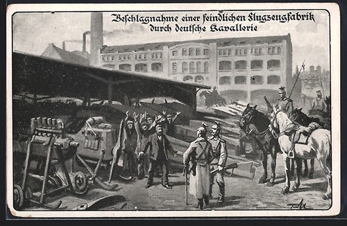 Cavalerie allemande prend - cavalerie,