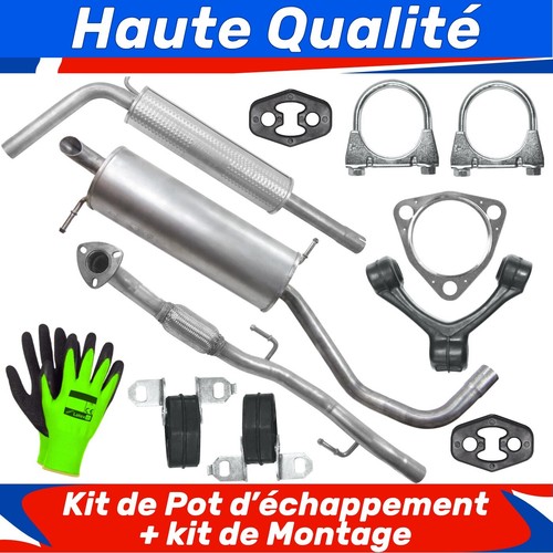 Kit pot échappement pour - kit,