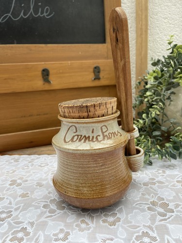 Ancien pot cornichons en - à,