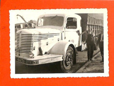 PHOTO / TRACTEUR ROUTIER UNIC  1958