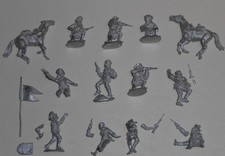 Figurines 1/72 Custer à